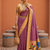 Magenta Color zari weawing Work Silk Saree