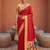 Red Color zari weawing Work Silk Saree