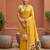 Yellow Color zari weawing Work Silk Saree