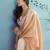 Aarzoo soft linen silk blend saree with chikankari weaved border 