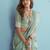 Aarzoo soft linen silk blend saree with chikankari weaved border 