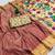 Brown Color zari weawing work Silk Saree