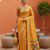 Mustard Color zari weawing work Silk Saree