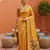Mustard Color zari weawing work Silk Saree