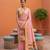 Pink Color zari weawing work Silk Saree