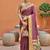 Violet Color zari weawing work Silk Saree