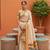 White Color zari weawing work Silk Saree