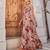 Mauve embroidered chiffon anarkali