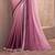 Mauve chiffon embroidered saree with unstitched blouse piece