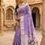 Lavender Meenakari Zari weawing Cotton Saree