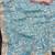 Sky blue embroidered, paper mirror work vichitra silk bollywood saree with blouse