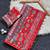 New Designer Roman Silk Ajarakh Print With Real Mirror work Women's Saree With Blouse Set