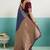 Violet banarasi art silk blend zari woven saree with unstitched blouse piece