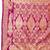 Blue banarasi art silk blend zari woven saree with unstitched blouse piece