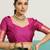 Turquoise banarasi art silk blend zari woven saree with unstitched blouse piece