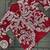 maroon embroidery chinon silk ready to wear saree