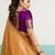 Mustard banarasi art silk blend zari woven saree with unstitched blouse piece
