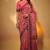 Premium poly cotton saree with traditional threadwork motifs
