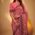 Premium poly cotton saree with traditional threadwork motifs