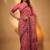 Premium poly cotton saree with traditional threadwork motifs