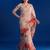 Women's floral printed weightless marbal saree