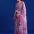 Women's floral printed weightless marbal saree