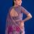 Women's floral printed weightless marbal saree