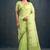 Cotton silk woven saree with traditional zari weaving border