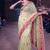 Women's kota tissue saree elegant threadwork & zari border detail