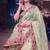 Women's kota tissue saree elegant threadwork & zari border detail