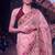 Women's kota tissue saree elegant threadwork & zari border detail