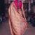 Women's kota tissue saree elegant threadwork & zari border detail