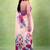 Women's satin silk saree with vibrant digital prints & elegant fluid drape