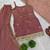 rose gold fendy silk sharara suit with mirror work fully stitched ethnic set with dupatta