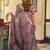 kolkata cotton litchi work saree with fancy tassels