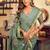 kolkata cotton litchi work saree with fancy tassels