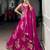 rani pink art silk embroidered Lehenga set