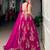rani pink art silk embroidered Lehenga set