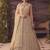 beige net embroidered Lehenga set