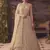 beige net embroidered Lehenga set