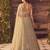 beige net embroidered Lehenga set