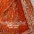 orange silk embroidered