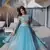 aqua blue silk blend embroidered Lehenga set