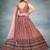 multicolor silk blend printed Lehenga set