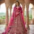 rani pink silk embroidered Lehenga set