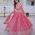 light pink silk blend embroidered Lehenga set