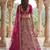 rani pink silk embroidered Lehenga set