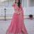 light pink silk blend embroidered Lehenga set