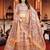 multicolor silk blend printed Lehenga set