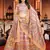 multicolor silk blend printed Lehenga set